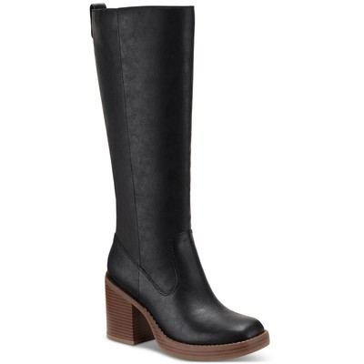 Sun + Stone Женские черные сапоги до колена Aiimee Shoes 6 Medium (B,M) BHFO 8216