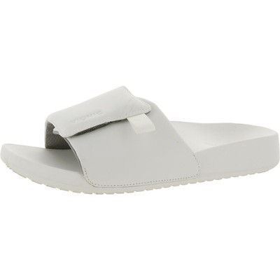 

Женские сандалии Vionic Keira White Slip On Slide Sandals Shoes 7 Medium (B,M) BHFO 0056, White synthetic