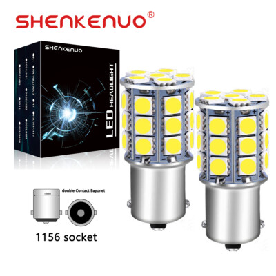 2 Blinding Bright LED headlight bulbs for Deere X540 X570 X580 X584 X590 tractor
