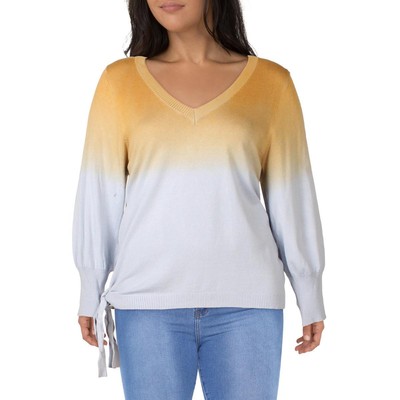 

Женский свитер с V-образным вырезом и завязками на подоле Willow Drive BHFO 9611