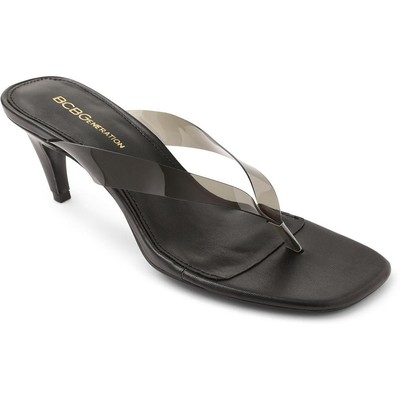 

Женские шлепанцы Tabina Thong BCBGeneration без шнуровки, босоножки на каблуке BHFO 7119, Tabina