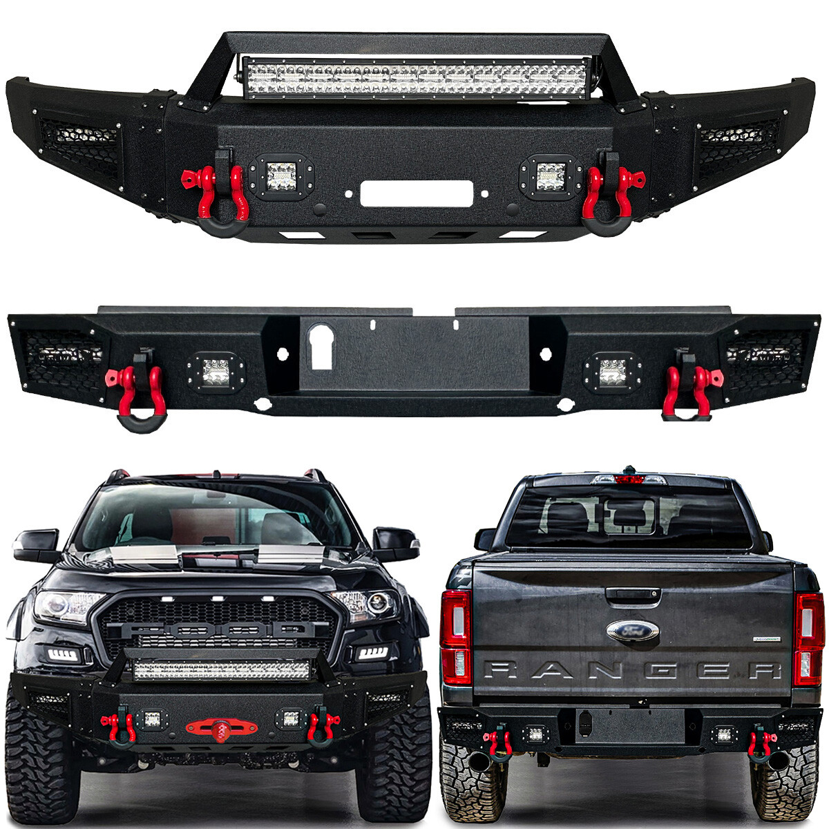 2019-22 Ford Ranger Two-layer Tailgate Inlay TOP LAYER