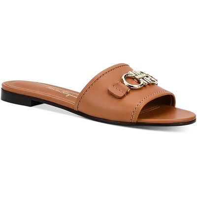 Женские босоножки Salvatore Ferragamo Rhodes коричневого цвета, размер 10, средний (B,M), BHFO 1893