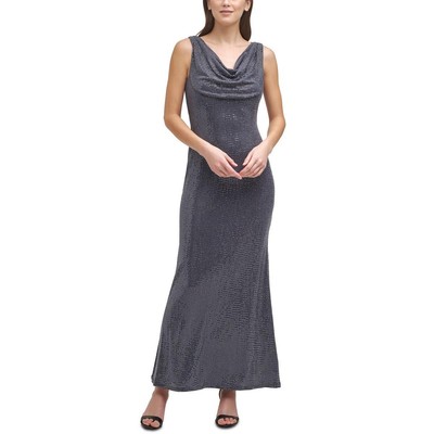 

Женское серое вечернее платье Vince Camuto цвета металлик Petites  BHFO 1746, Steel