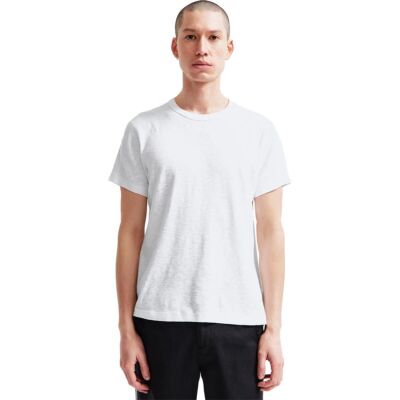 Футболка Reigning Champ Raglan 1X1 Slub - мужская, белая, XL