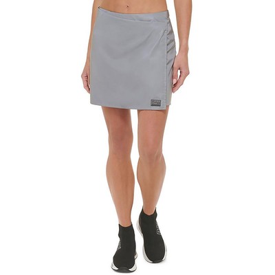 DKNY Sport Womens Gray Reflective Workout Activewear Skirt Athletic XS BHFO 3402