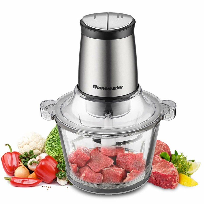 Electric Food Chopper, 8-Cup Food Processor By Homeleader, 2