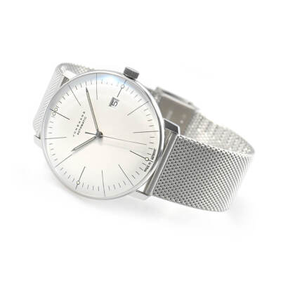 Pre-owned Junghans Max Bill Automatic 027/4002.46 Sapphire Glass 38mm Men's Watch