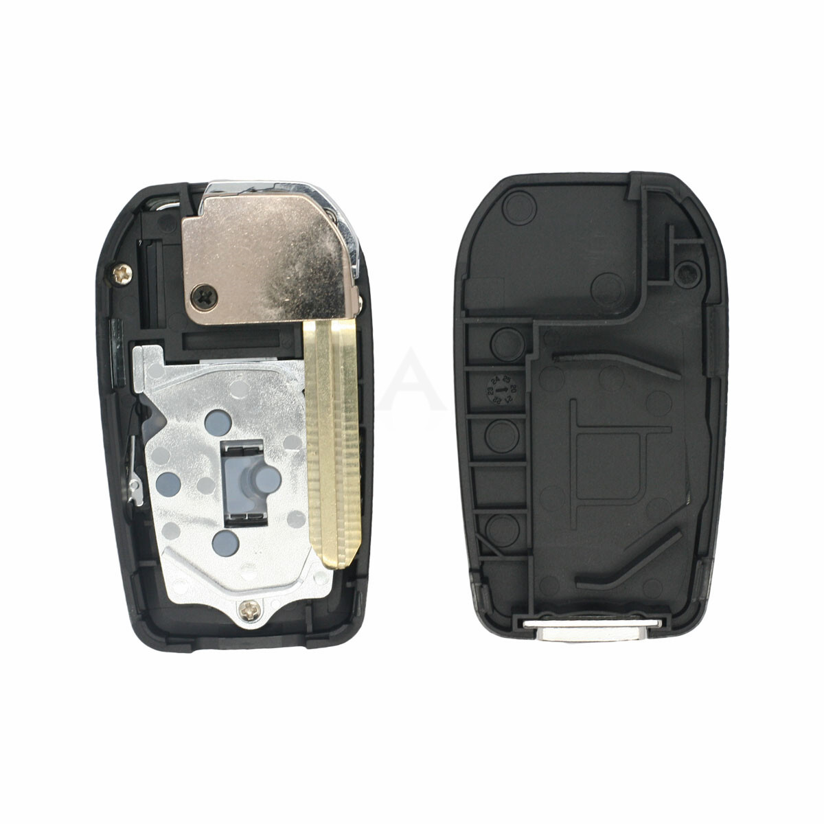 2 Buttons Modified Flip Remote Key Case Shell Refit for TOYOTA Hilux Yaris RAV4