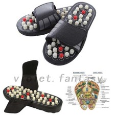 Black Massage  Slippers  Sandal  Feet Reflexology Acupressure 