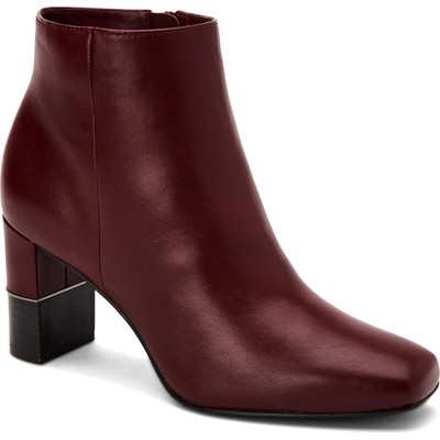 

Красные кожаные ботильоны Alfani Walliss Red Leather 8 Medium (B,M) BHFO 8810, Scarlet