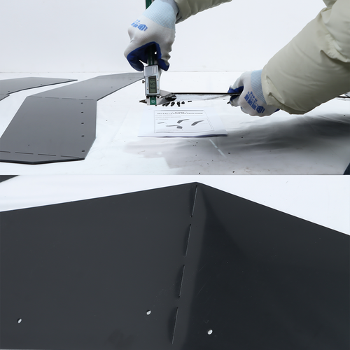 SUVAUTO Rear & Front Fender Flares Mud Flap for 2020-2024 Polaris RZR Pro XP 4