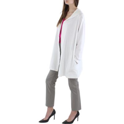 

Женский белый кардиган с открытым передом Eileen Fisher, верхняя куртка  BHFO 8179