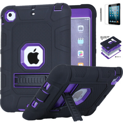 For Apple iPad Mini 1/2/3 7.9'' Case Shockproof Heavy Duty Cover+Screen Protector