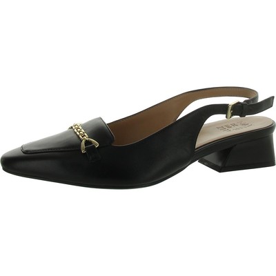 Naturalizer Womens Lindsey Black Slingbacks Shoes 8.5 Wide (C,D,W) BHFO 1338