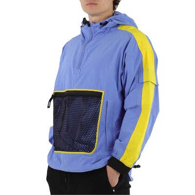 Pre-owned Kenzo Men's Colourblock Windbreaker In Blue