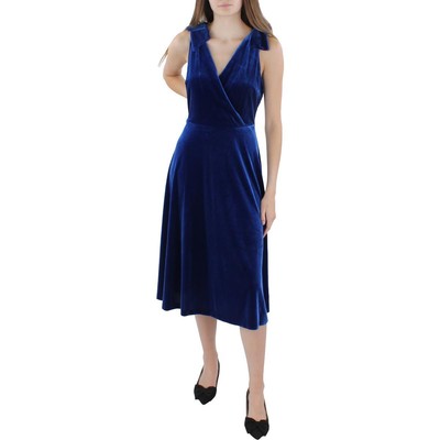

Женское велюровое платье-футляр без рукавов Kensie BHFO 6805, Cobalt