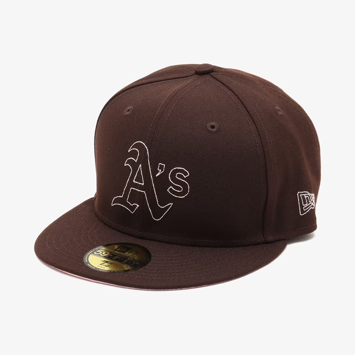 NEW ERA ATMOS 59FIFTY Oakland Athletics PINK UNDERVISOR
