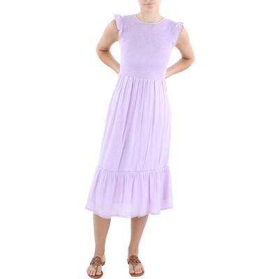

Nanette Nanette Lepore Женское фиолетовое платье-футляр миди с кружевной отделкой  BHFO 9889, Orchid bloom