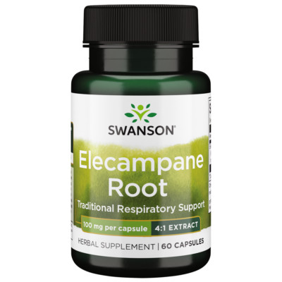 Swanson Full Spectrum Elecampane Root (4:1) 100 mg 60 Capsules