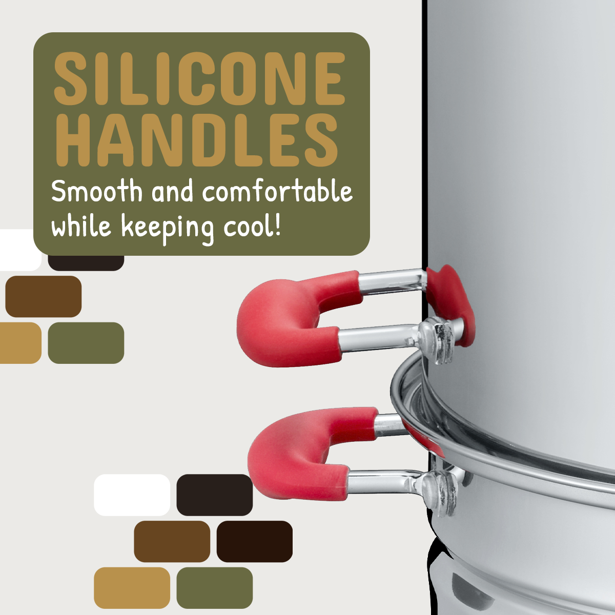 CONCORD Stainless Steel Turbo Steam Canner Canning Steamer Pot Set