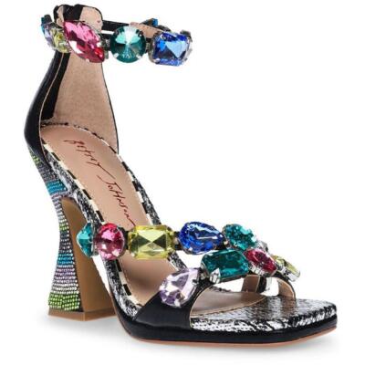 

Женские босоножки на каблуке с молнией Betsey Johnson Lillie с украшением BHFO 0732, Lillie