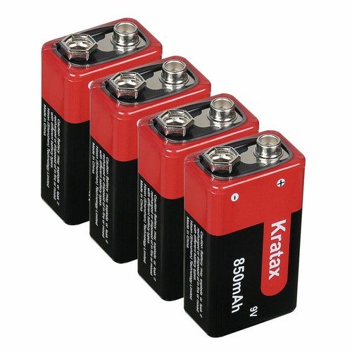 850mAh 9v rechargeable battery li-ion 9 Volt Lithium Batteries 6f22 9v block LOT