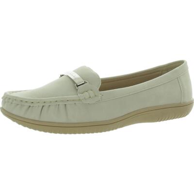Gloria Vanderbilt Womens Katherine Ivory Bit Loafers 7.5 Medium (B,M) BHFO 1976