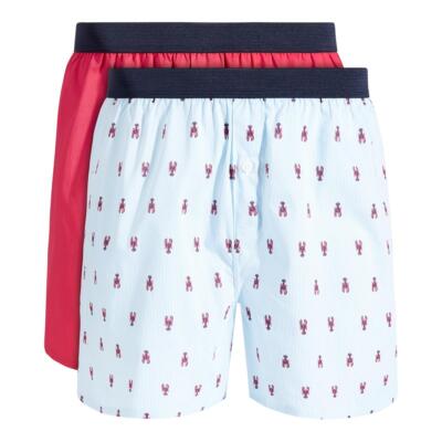 Club Room Mens 2 Pack Lobster Print Underwear Boxers BHFO 7914