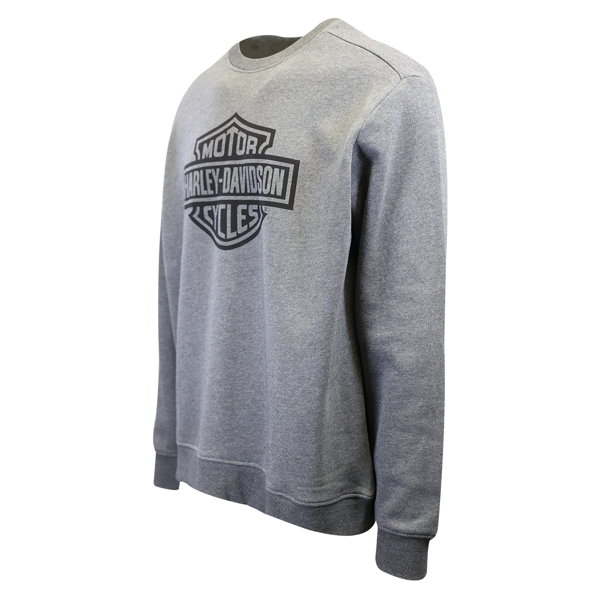 Harley-Davidson メンズS 値下げ Harley-Davidson Men's Heather Grey Official Logo L/S