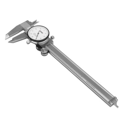 DNA Motoring TOOLS-00055 Premium-Grade Stainless Steel Dial Caliper 6 Inch					