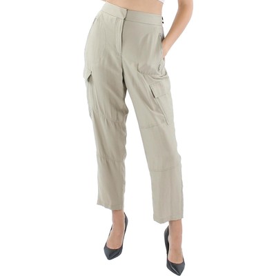 

Женские укороченные брюки-карго с высокой посадкой DKNY BHFO 9162, Khaki, P21K6FA4