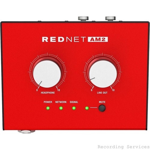 Focusrite AM2 Stereo Headphone And Line Output, PoE Supplied Dante REDNET