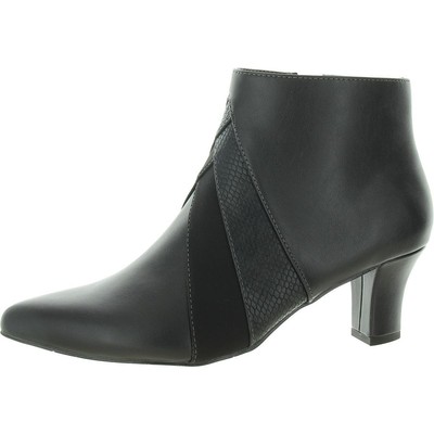 Easy Street Womens Falcon Brown Zip Up Booties 7.5 Medium (B,M) BHFO 1138