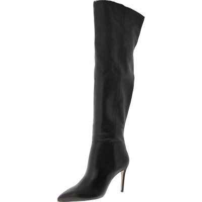 Schutz Womens Mikki OTK Black Over-The-Knee Boots 8.5 Medium (B,M) BHFO 5534
