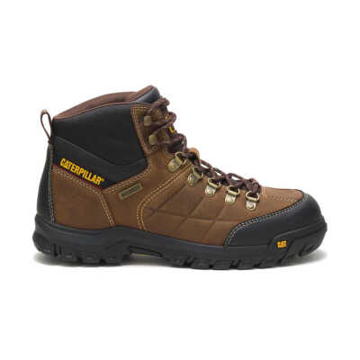 Caterpillar Outline Soft Toe Men Work Boots P74087 Seal Brown 100% Authentic New
