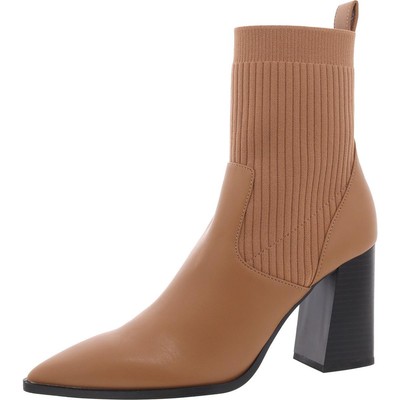 Open Edit Womens Rafael Brown Ankle Boots Shoes 7.5 Medium (B,M) BHFO 5700