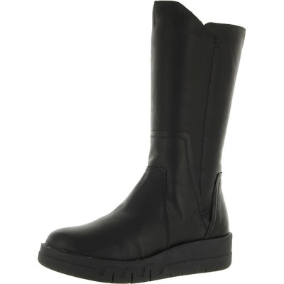 Женские сапоги до колена на танкетке Miz Mooz Womens Lear черного цвета, размер 42, средний (B,M) BHFO 5248