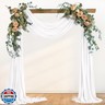 Loopiske White Wedding Arch Draping Fabric 1 Panel 29