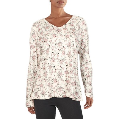 

Женская белая пижама с длинными рукавами и принтом Charter Club  BHFO 0104, Ditsy heart