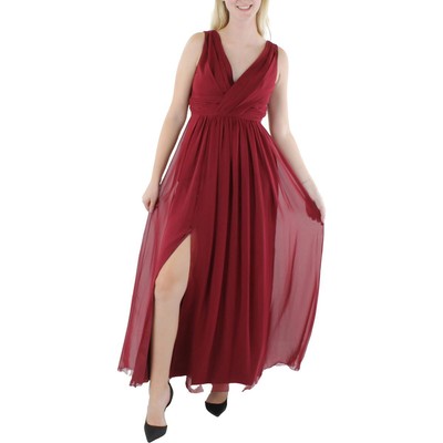 Женское красное вечернее платье из коллекции Dessy от Vivian Diamond, 14 BHFO 5980