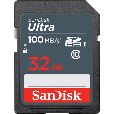 Карта памяти SanDisk Ultra 32 ГБ UHS-I SDHC #SDSDUNR-032G-GN3IN