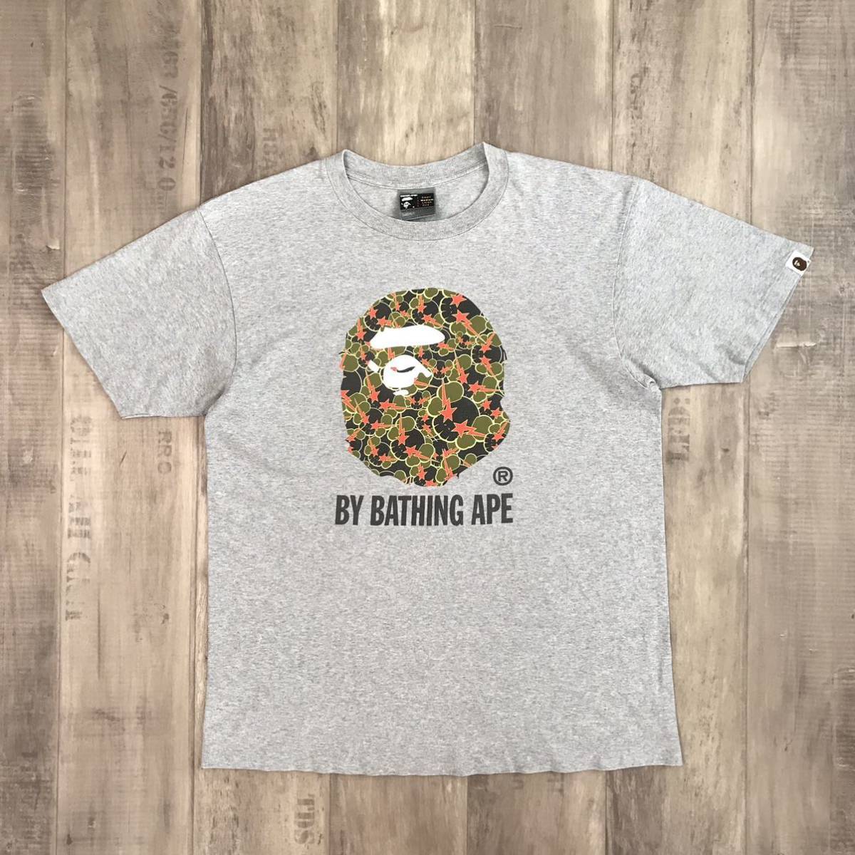 APE BAPE KAWS ポロシャツ　STA ベイプスタ　tシャツ L BAPE × kaws ape head skull sta T-shirt Black BAPE STAR A