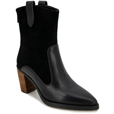 Великолепные женские черные ковбойские сапоги в стиле вестерн от Raquel, средний размер 7,5 (B,M) BHFO 8688