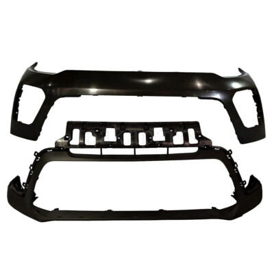 Front Bumper Cover Kit 2Pcs For 2020 2021 2022 Kia Soul EX LX S X-Line