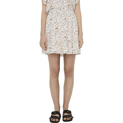 

AWARE by Vero Moda Женская вечерняя мини-юбка с оборками и принтом Ora BHFO 3773, Береза