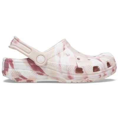 Детская обувь Crocs - Классические сабо Marble Tie Dye, Водонепроницаемая обувь, слипоны
