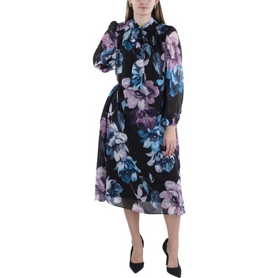 Donna Ricco Womens Tie Neck Long Wedding Maxi Dress BHFO 5393