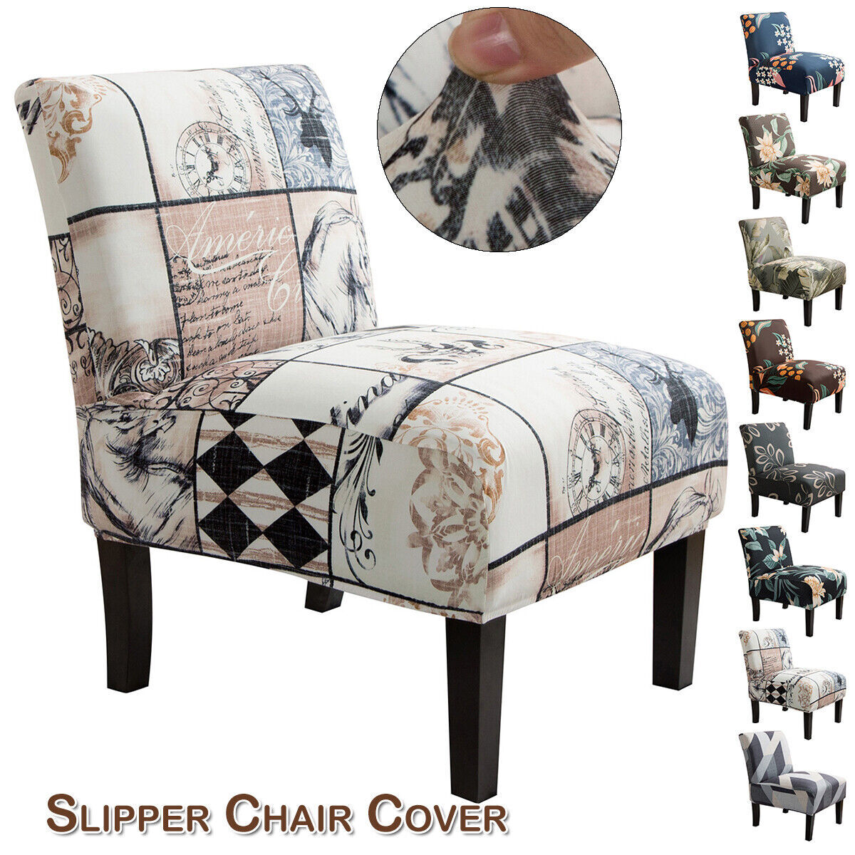 Accent Chair Covers Slipper Chair Slipcover Decor