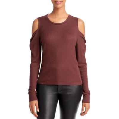 

LNA Clothing Женская коричневая одежда с открытыми плечами  BHFO 9745, Mahogany